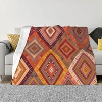 Удобно фланелено лято персийски племенни бохемски етнически изкуства хвърляне на одеяло за диван офис спално бельо Турски одеяла на Килим