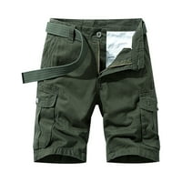 Viikei Men's Shorts Clearance Мъжки къси панталони Мъжки къси панталони Атлетични плюс размери шорти за мъже Модни джобни бутони с цип