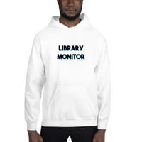 3XL Tri Color Library Monitor Hoodie Pullover Sweatshirt от неопределени подаръци