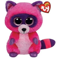 Beanie Boos - Roxie The Raccoon Пълнената плюшена играчка