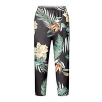 Royallove ежедневни панталони женски модни отпечатани тънки и носещи гамаши летни плажни панталони капризи