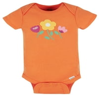 Onesies Brand Baby Girl с къс ръкав Onesies Bodysuits, 8-опаковки, размери Новородени-12M