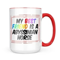 NEONBLOND Моят най -добър приятел абисински коня подарък за любители на чай за кафе