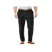 Haggar Men's Cool 18® Solid Flat Front Pant Classic Fit 41114529498