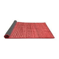 Ahgly Company Indoor Rectangle Oriental Red Modern Area Rugs, 6 '9'