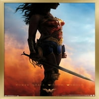 Филм на комикси - Wonder Woman - Тийзър един лист стенен плакат, 14.725 22.375