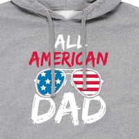 Незабавно съобщение - Всички американски татко - Суитчър с качулка с качулка