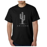 Тениска за поп арт за мъже - градове в Аризона