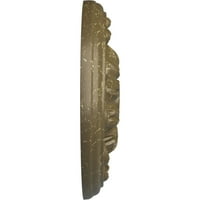 Ekena Millwork 7 8 OD 1 2 P MILLIN таван медальон, ръчно рисуван в Мисисипи кал