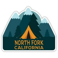 Северна Форк Калифорния Сувенирни Декоративни Стикери