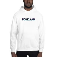 2XL TRI Color Forkland Hoodie Pullover Sweatshirt от неопределени подаръци