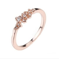 Подаръци за Ден на валентинки, диаманти, женски пръстен за булка с сватбен пръстен за рожден ден подаръци за рожден ден