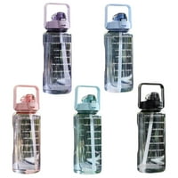 Бутилка за спортна вода на фулева литър със слама мъже жени фитнес бутилки с вода вода вода