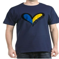 Cafepress - Тениска на сърцето на Украйна - памучна тениска