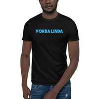 Синя Йорба Линда Памучна Тениска С Къс Ръкав От Неопределени Подаръци