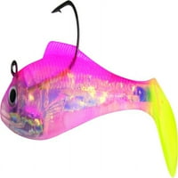 Betts Billy Bay Halo Shad Oz., Pink Chartreuse Hard Bait
