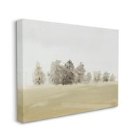 Ступел индустрии абстрактни далечни мъгливи дървета живопис галерия увити платно печат стена изкуство, дизайн от Лени Лорет