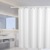 Hazel Polyester Fabric Shower Pertain Liber, качество на хотела, машинно миещи се водоустойчиви облицовки за завеси за душ с куки