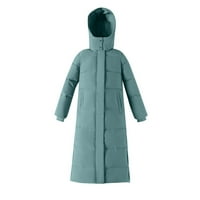 Женско зимно палто топло сгъстено яке надолу яке зелено xl