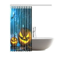 Честита Хелоуин тиквена водоустойчива тъкан за душ завеса за баня