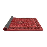 Ahgly Company Indoor Square Persian Red Traditional Area Rugs, 3 'квадрат