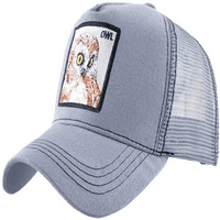 Unise Animal Mesh Trucker Hat Snapback бродирани пластири Бейзболни шапки, Mty-Gy