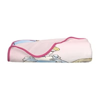 Дисни принцеси плюшено одеяло, Детско спално бельо, 62 х90