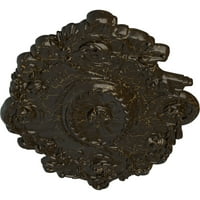 1 2 В 20 Х 1 2 П Страсбург Таван Медальон, Ръчно Рисувани Каменни Огнище Пращене