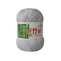 ouhuon нов бамбуков памук топло меко естествено плетене плетене на една кука с плетка