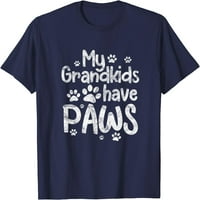 Моите внуци имат лапи забавни кучета котка баба баба тениска