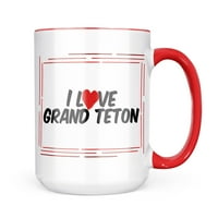 NEONBLOND ОБИЧАМ Grand Teton халба подарък за любители на чай за кафе