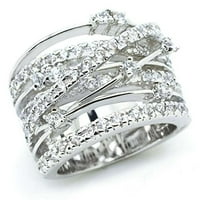 Пръстени циркон Пръстени дамски подаръци бижута Момичета пръстени сватбени пръстени обещание пръстен