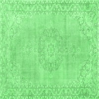Агли Компания Вътрешен Правоъгълник Персийски Изумрудено Зелено Традиционни Килими Площ, 8 '10'
