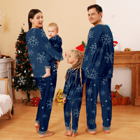 Коледна пижама за семейство и куче памук PJS Празник на пижама Комплекти за сън за момчета Момичета 5- години