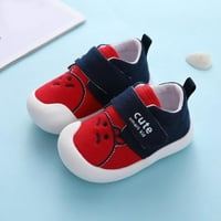 Toyella Baby Baby Soft-Sold Non-Slip Cotton Doddler обувки Червено 14