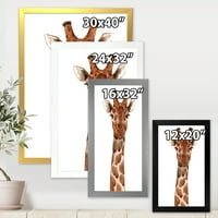 Дизайнарт портрет на жираф си