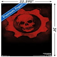 Gears of War - Plarson Omen Tall Poster с бутални щифтове, 22.375 34