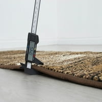 Килими за ръчни принадлежности - шоколадово бежово злато абстрактно съвременен модерен дизайн четки цветове зона за килим за килим