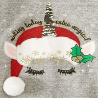 Празнично Време Дантела Нагоре Коледа Пуловер Плетена Риза