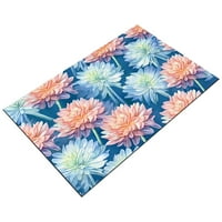 Prinxy area килим, отпечатани килими, HD триизмерен декор за хол на цветя Неплъзгащ килим за хол Спалня Деца за миене за домашен декор за домашни килими f