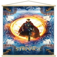 Marvel Cinematic Universe - Doctor Strange - Портален плакат за стена с дървена магнитна рамка, 22.375 34
