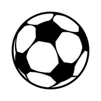 Стикер за футболна топка - Самозалепващ се винил - устойчив на атмосферни влияния-произведен в САЩ - много цветове и Размери-европейски футбол