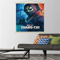 Marvel Shang -Chi и легендата за десетте пръстена - Плакат на Death Dealer One Live Shanl с магнитна рамка, 22.375 34