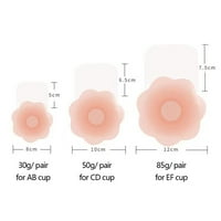 Силиконов невидим сутиен анти-отблясък на гръдния кош с диаметър розова форма на цветя