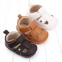 Новородени деца Pu кожени сандали лято бебе деца момиче момче кухо меко подлежащо анти-плъзгане Firstwalkers Toddle Kid Shoes 0-18M