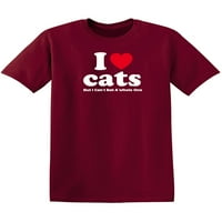 Обичам котки, но не мога да саркастичен хумор графичен чай подарък За Мъже новост забавна тениска