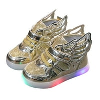 Kpoplk Toddler Sneaker Girls Bling Деца светещи момичета Леки водещи деца бебешки обувки спортни бебешки обувки