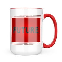 Neonblond Future Black Ink Bubbles Mug Gift For Coffee Lea Lovers