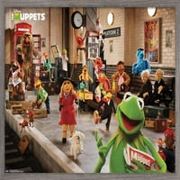 Disney The Muppets: Най -търсеният - Плакат за стена на платформата, 22.375 34