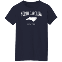 Графична Америка щат Северна Каролина корени Дамска графична колекция Тениски